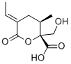 CAS#: 34081-95-3， (2S,3R,5E)-5-Ethylidene-2-(Hydroxymethyl)-3-Methyl-6-Oxooxane-2-Carboxylic Acid
