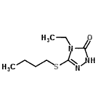 CAS#: 340829-40-5， 5-(Butylsulfanyl)-4-Ethyl-2,4-Dihydro-3H-1,2,4-Triazol-3-One