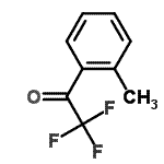 结构式 CAS# 341-39-9, 2,2,2-三氟-1-(2-甲基苯基)乙酮