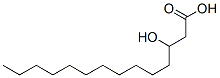 structure of CAS# 3422-31-9, DL-beta-Hydroxymyristic Acid