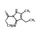 CAS#: 342411-69-2， Methyl 4-Ethyl-5-Imino-3-Methyl-2,5-Dihydro-1H-Pyrazole-1-Carbodithioate