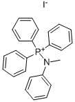 structure of CAS# 34257-63-1, (N-Methyl-N-Phenylamino)Triphenylphosphonium Iodide;Phosphorus(1+), (N-Methylbenzenaminato)Triphenyl-, Iodide, (T-4)-;Murahashi  Reagent,  N-Methylanilinotriphenylphosphonium  Iodide;(N-METHYL-N-PHENYLAMINO)TRIPHENYLPHOSPHONIUM IODIDE