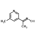 CAS#: 342602-13-5， (1E)-N-Hydroxy-1-(5-Methyl-3-Pyridinyl)Ethanimine