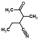 CAS#: 342614-42-0， 2-Ethyl-3-Methyl-4-Oxopentanenitrile