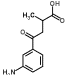 CAS#: 34270-86-5， 4-(3-Aminophenyl)-2-Methyl-4-Oxobutanoic Acid