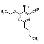 CAS#: 342823-94-3， 5-Amino-2-Butyl-6-Ethoxy-4-Pyrimidinecarbonitrile