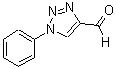 结构式 CAS# 34296-51-0, 1-苯基-1H-1,2,3-三唑-4-甲醛