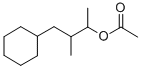 CAS 登录号：34362-41-9， (4-环己基-3-甲基丁烷-2-基)乙酸酯