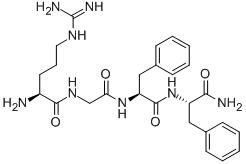CAS 登录号：34367-74-3， (2S)-2-氨基-N-[2-[[(2S)-1-[[(2S)-1-氨基-1-氧代-3-苯基丙烷-2-基]氨基]-1-氧代-3-苯基丙烷-2-基]氨基]-2-氧代乙基]-5-(二氨基亚甲基氨基)戊酰胺