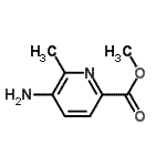 CAS 登录号：343786-11-8， 甲基5-氨基-6-甲基-2-吡啶羧酸酯
