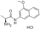 结构式 CAS# 3438-14-0, L-丙氨酸 4-甲氧基-beta-萘酰胺盐酸盐