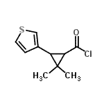 CAS#: 343856-88-2， 2,2-Dimethyl-3-(3-Thienyl)Cyclopropanecarbonyl Chloride