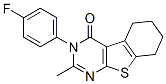 CAS#: 34387-08-1， 3-(4-Fluorophenyl)-2-Methyl-5,6,7,8-Tetrahydro-[1]Benzothiolo[3,2-e]Pyrimidin-4-One