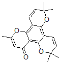CAS#: 34411-93-3， 2,2,6,6,10-Pentamethyl-2H,6H,12H-benzo[1,2-b:3,4-b':5,6-b'']tripyran-12-one