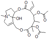 CAS#: 34429-54-4， (3Z,14aR,14bR)-4,6-Bis(acetyloxy)-3-ethylidene-2,3,4,5,6,7,9,11,13,14,14a,14b-dodecahydro-5,6,12-trimethyl-2,7-dioxo-[1,6]Dioxacyclododecino[2,3,4-gh]pyrrolizinium