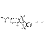 CAS#: 3443-89-8， Disodium 7-Acetamido-4-Hydroxy-3-(2-Sulfonatophenyl)Azo-Naphthalene-2-Sulfonate