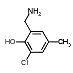 CAS#: 344326-62-1， 2-(Aminomethyl)-6-Chloro-4-Methylphenol