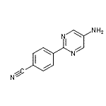 CAS 登录号：344334-37-8， 4-(5-氨基-2-嘧啶基)苯甲腈