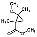 CAS 登录号：344355-06-2， 甲基2-甲氧基-1,2-二甲基环丙烷羧酸酯