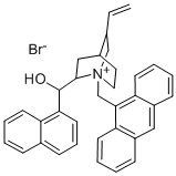 结构式 CAS# 344452-66-0, N-(9-蒽甲基)溴化辛可宁丁