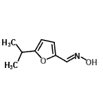 CAS 登录号：344747-34-8， (E)-N-羟基-1-(5-异丙基-2-呋喃基)甲亚胺