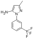 CAS 登录号：345-07-3， 5-甲基-2-(3-三氟甲基-苯基)-2H-吡唑-3-基胺