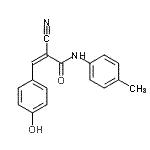 CAS#: 345369-49-5， (2Z)-2-Cyano-3-(4-Hydroxyphenyl)-N-(4-Methylphenyl)Acrylamide
