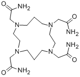 structure of CAS# 345612-63-7, 1,4,8,11-Tetrakis(Aminocarbonylmethyl)-1,4,8,11-Tetraazacyclotetradecane;1,4,8,11-Tetrakis(Aminocarbonylmethyl)-1,4,8,11-Tetraazacyclotetradecane;1,4,8,11-Tetraazacyclotetradecane-N,N',N'',N'''-Tetraacetamide, Min. 98%;1,4,8,11-Tetraazacyclotetradecane-N,N',N