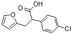 CAS#: 3459-56-1， 2-(4-Chlorophenyl)-3-Furan-2-Ylpropanoic Acid