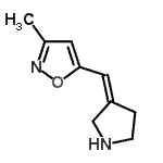 CAS#: 345911-06-0， 3-Methyl-5-[(Z)-3-Pyrrolidinylidenemethyl]-1,2-Oxazole