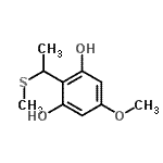 CAS#: 346406-89-1， 5-Methoxy-2-[1-(Methylsulfanyl)Ethyl]-1,3-Benzenediol