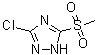 结构式 CAS# 346631-06-9, 3-氯-5-(甲基磺酰基)-1H-1,2,4-三唑
