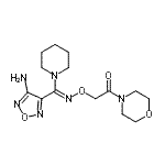 CAS#: 346645-35-0， 2-({(Z)-[(4-Amino-1,2,5-Oxadiazol-3-Yl)(1-Piperidinyl)Methylene]Amino}Oxy)-1-(4-Morpholinyl)Ethanone