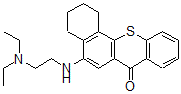 CAS#: 34667-52-2， 5-(2-Diethylaminoethylamino)-1,2,3,4-Tetrahydrobenzo[c]Thioxanthen-7-One