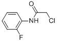 structure of CAS# 347-66-0, 2-Chloro-N-(2-Fluorophenyl)Acetamide;2-Chloro-N-(2-Fluorophenyl)Acetamide(SALTDATA: FREE);ACETAMIDE, 2-CHLORO-N-(2-FLUOROPHENYL)-;2-CHLORO-N-(2-FLUOROPHENYL)ACETAMIDE
