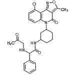 CAS#: 347179-80-0， N-[3-(9-Chloro-3-Methyl-4-Oxo[1,2]Oxazolo[4,3-c]Quinolin-5(4H)-Yl)Cyclohexyl]-2-[(2-Oxopropyl)Amino]-2-Phenylacetamide