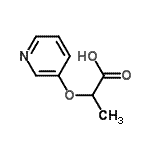 CAS#: 347186-55-4， 2-(3-Pyridyloxy)Propanoic Acid