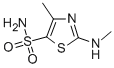 structure of CAS# 348086-68-0, 2-Methylamino-4-Methylthiazole-5-Sulfonamide;4-METHYL-2-METHYLAMINO-THIAZOLE-5-SULFONIC ACID AMIDE;2-METHYLAMINO-4-METHYLTHIAZOLE-5-SULFONAMIDE