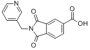 CAS#: 348125-25-7， 1,3-Dioxo-2-Pyridin-3-Ylmethyl-2,3-Dihydro-1H-Isoindole-5-Carboxylic Acid