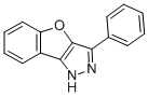 结构式 CAS# 34823-86-4, 1-苯基-3-H-8-氧杂-2,3-二氮杂-环戊并[a]茚