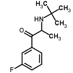 CAS#: 34841-40-2， 1-(3-Fluorophenyl)-2-[(2-Methyl-2-Propanyl)Amino]-1-Propanone