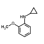 CAS#: 348579-13-5， N-Cyclopropyl-2-Methoxyaniline