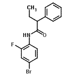 CAS 登录号：349431-99-8， N-(4-溴-2-氟苯基)-2-苯基丁酰胺