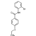 structure of CAS# 349619-26-7, N-(2-Bromophenyl)-4-Ethoxybenzamide;N-(2-bromophenyl)-4-ethoxybenzamide