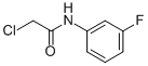 structure of CAS# 350-81-2, N-(Chloroacetyl)-3-Fluoroaniline;2-CHLORO-N-(3-FLUOROPHENYL)ACETAMIDE;N-(Chloroacetyl)-3-Fluoroaniline 95%;N-(Chloroacetyl)-3-Fluoroaniline95%