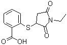 CAS#: 350030-47-6， 2-[(1-Ethyl-2,5-Dioxo-3-Pyrrolidinyl)Sulfanyl]Benzoic Acid