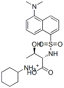 结构式 CAS# 35021-16-0, N-丹磺酰-L-苏氨酸环己基铵盐