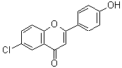 CAS#: 3505-42-8， 6-Chloro-2-(4-Hydroxyphenyl)-4H-Chromen-4-One