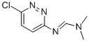 structure of CAS# 35053-55-5, N'-(6-Chloropyridazin-3-Yl)-N,N-Dimethyliminoformamide