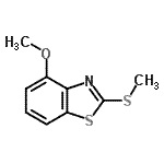 CAS#: 3507-36-6， 4-Methoxy-2-(Methylsulfanyl)-1,3-Benzothiazole